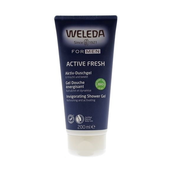 Gel douche énergisant Weleda homme - tube de 200 ml